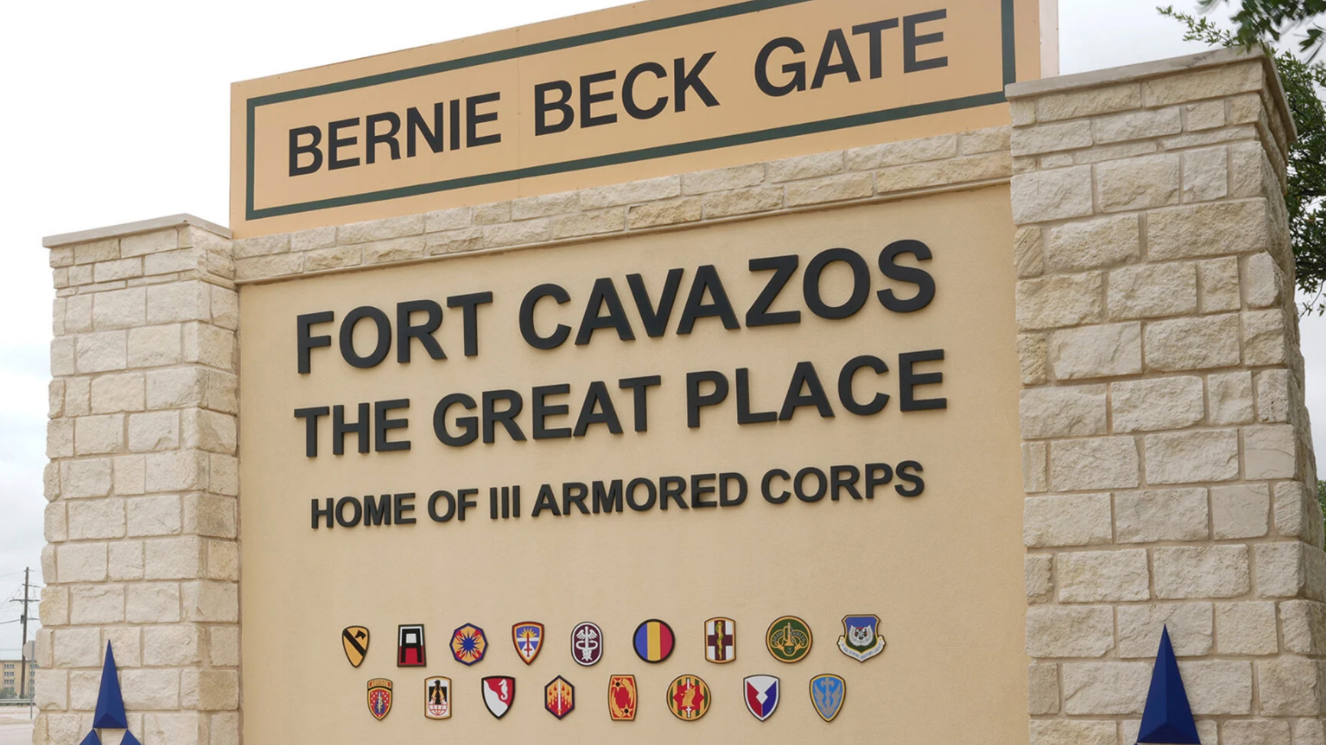 Fort Cavazos Main gate