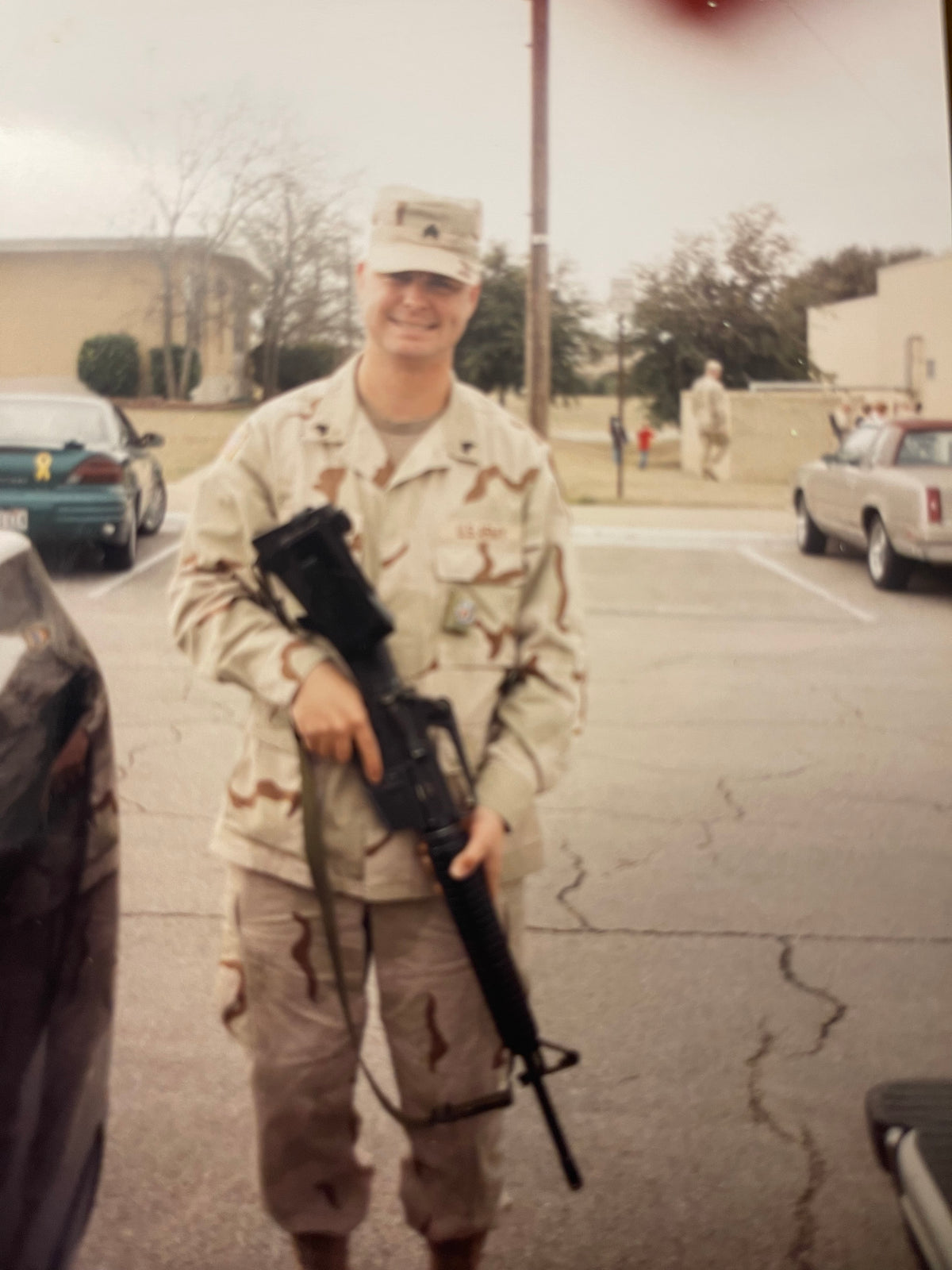 Mike Klemmer during his twenty years as a US Army logistics officer