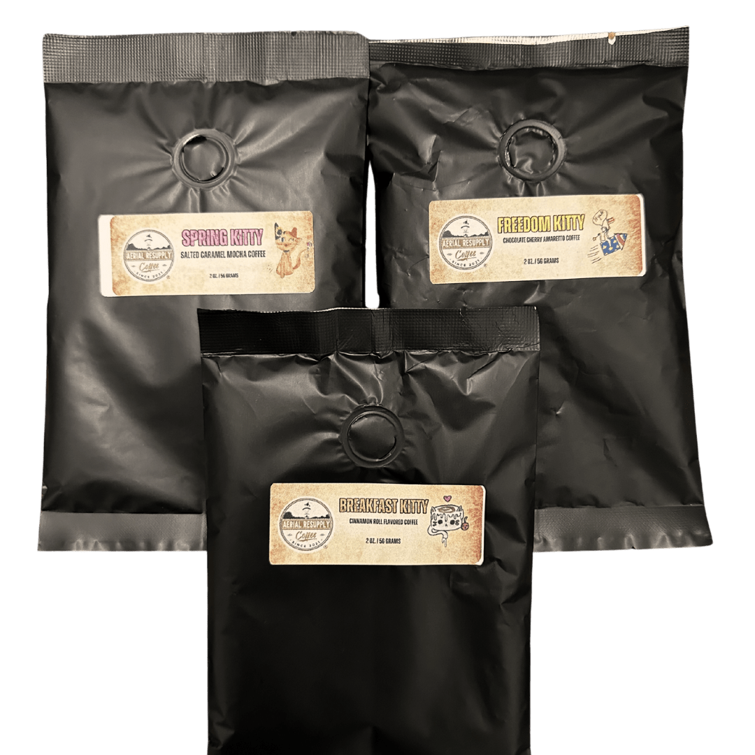 Gourmet Flavored Coffee Sampler 3 Pack Of Premium Ground Coffee