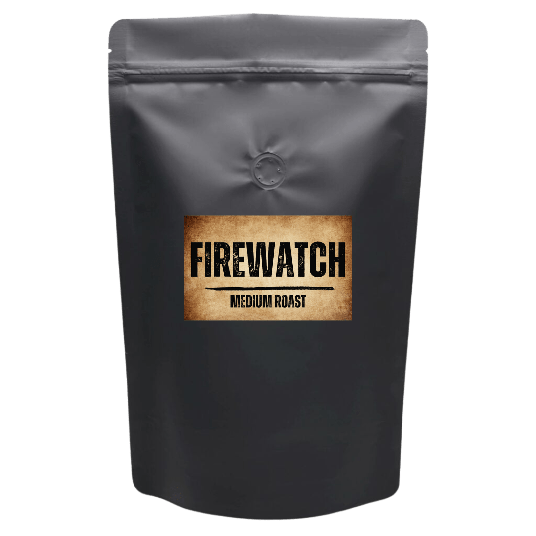 Firewatch medium roast whole bean and ground 5 pound bulk coffee