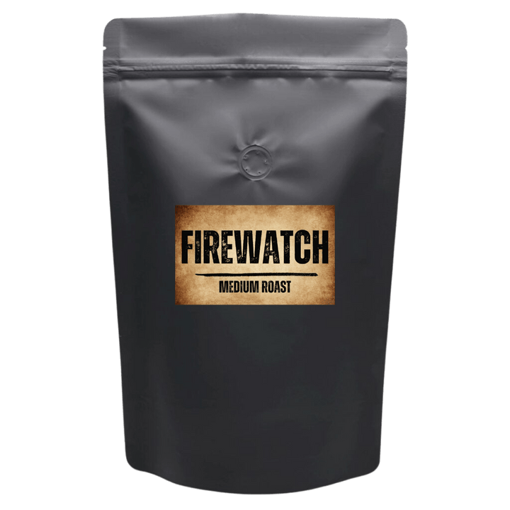 Firewatch medium roast whole bean and ground 5 pound bulk coffee