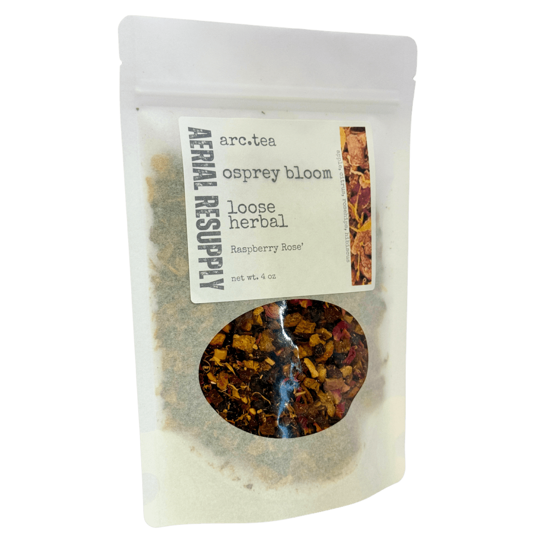 Raspberry Rose' elderflower loose herbal tea