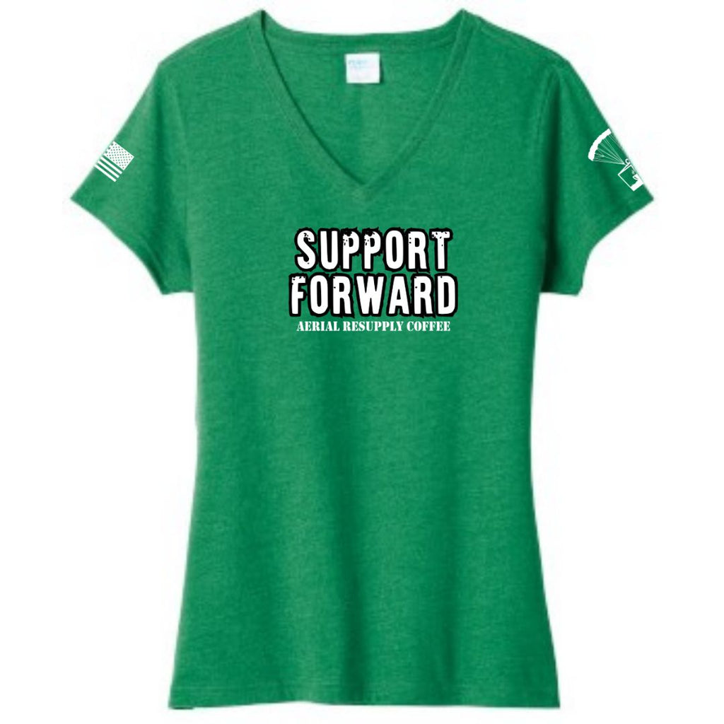Support Forward Ladies V-neck