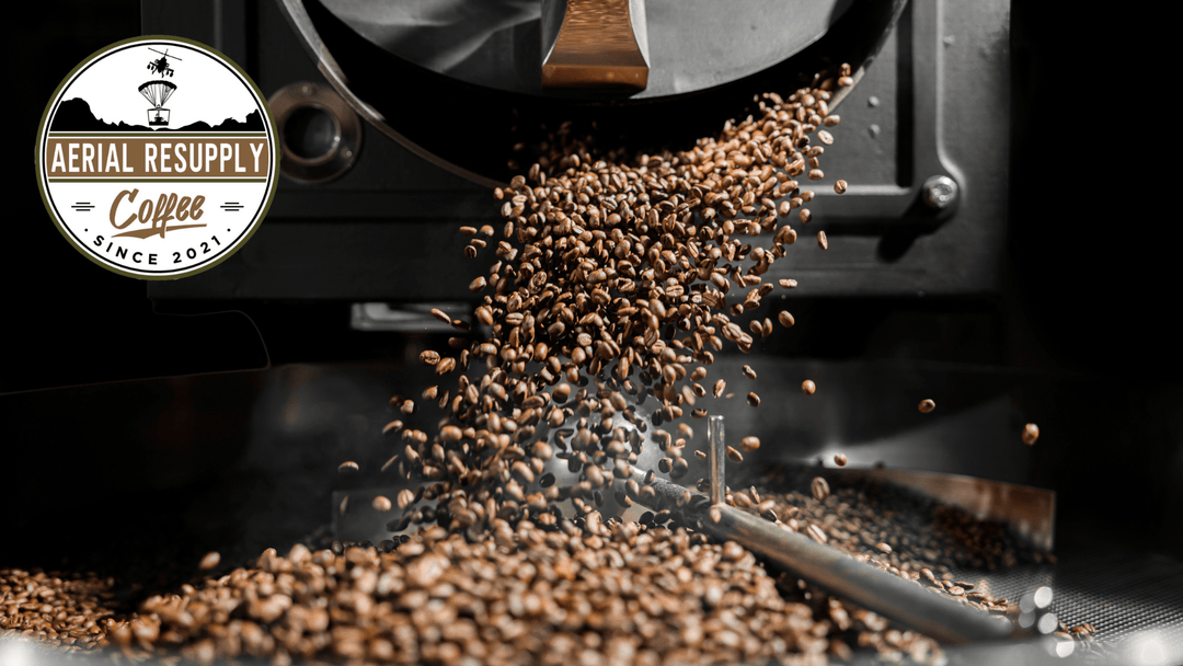 Dark Roast Beans versus french roast coffee coming out of a roaster