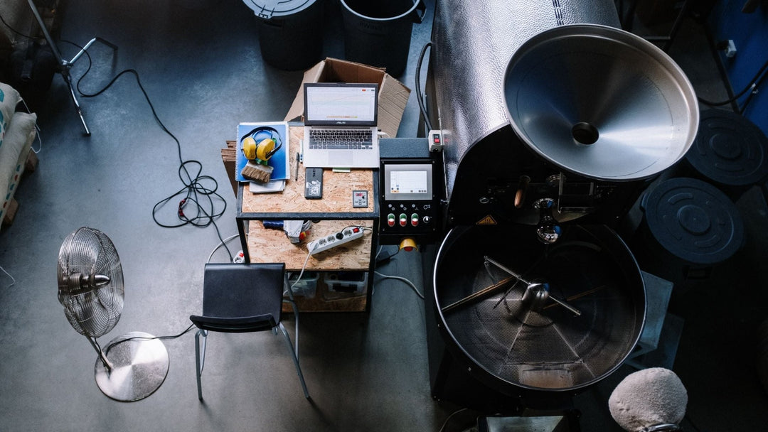 Aerial Resupply Coffee Roasting Setup