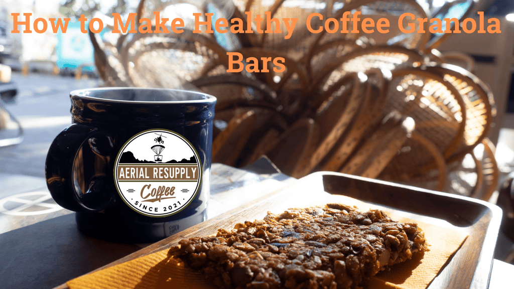 granola bar, coffee granola bar, columbian roast, medium coffee, healthy granola bars, aerial resupply coffee