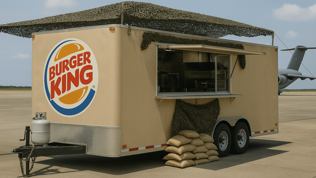 Army Prepositions Burger King Trailers on Diego Garcia to ‘Win Hearts and Minds’ After Iranian Invasion