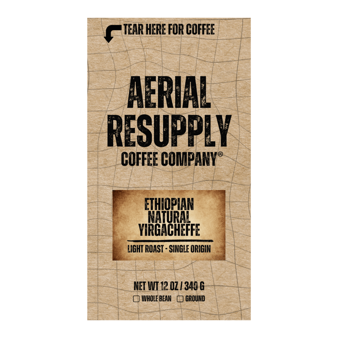 Ethiopian Natural Yirgacheffe single origin light roast coffee