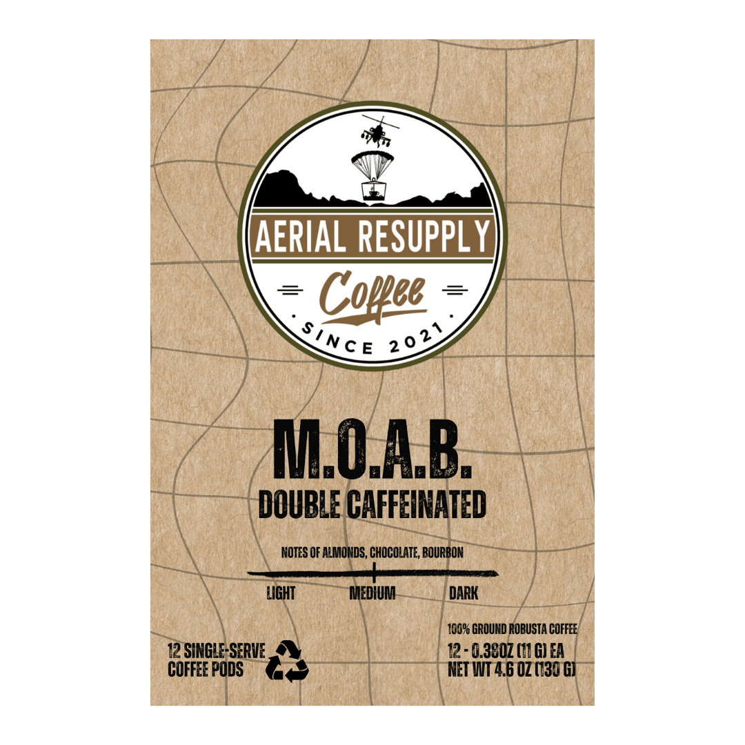 MOAB double caffeinated K-Cup pods