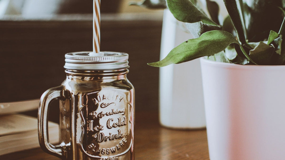 Mason Jar of coffee