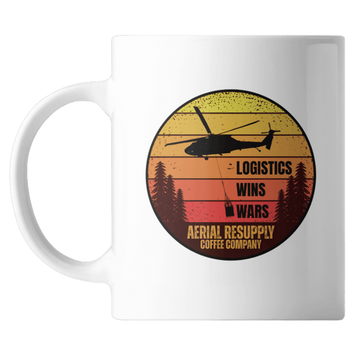 Logistics Wins Wars Sunset Logo 15 Ounce Mug