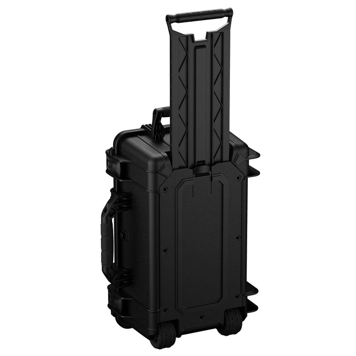 Condition 1 #300 camera case standing with telescoping handle extended