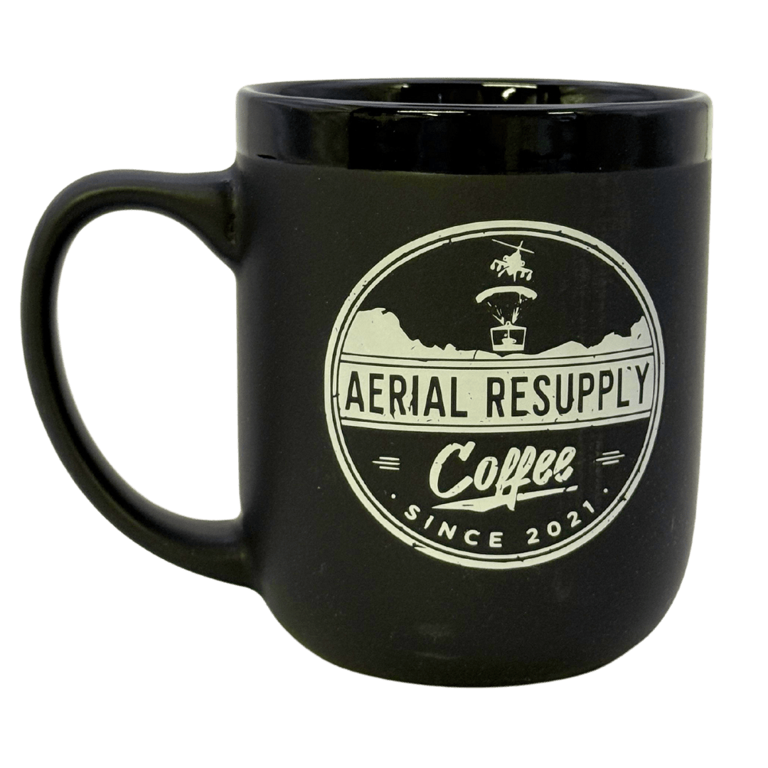 18 Ounce Black ARC distressed Logo Mug