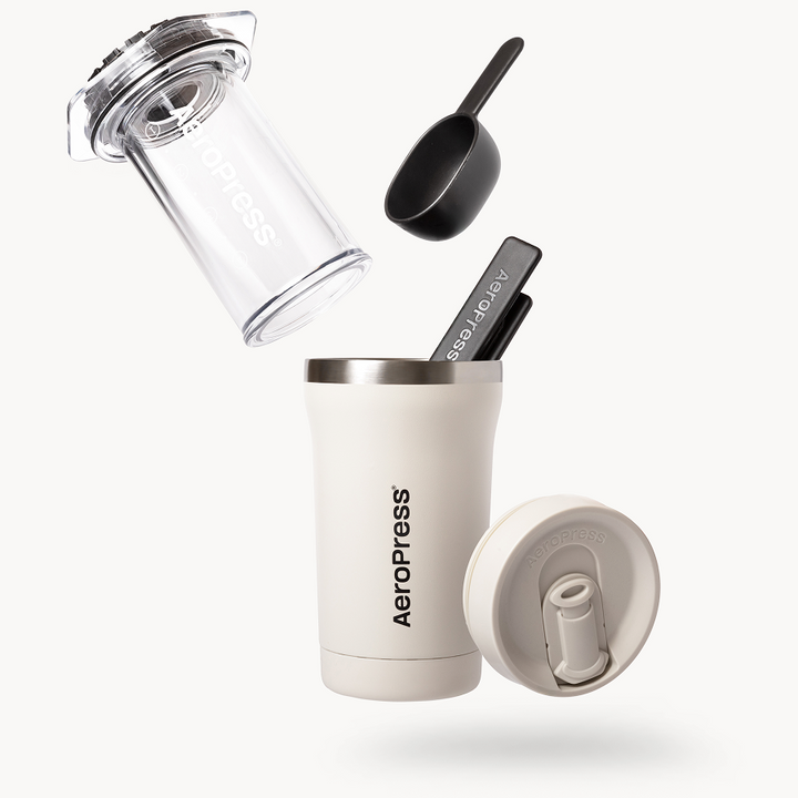 AeroPress Go Plus packed for travel