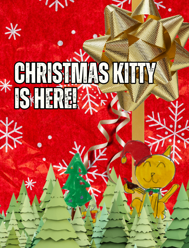 Christmas Kitty vanilla caramel dark rum coffee banner