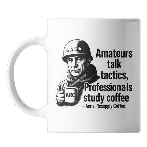 Amateurs Study Tactics, Professionals Study Coffee 15 Ounce Mug