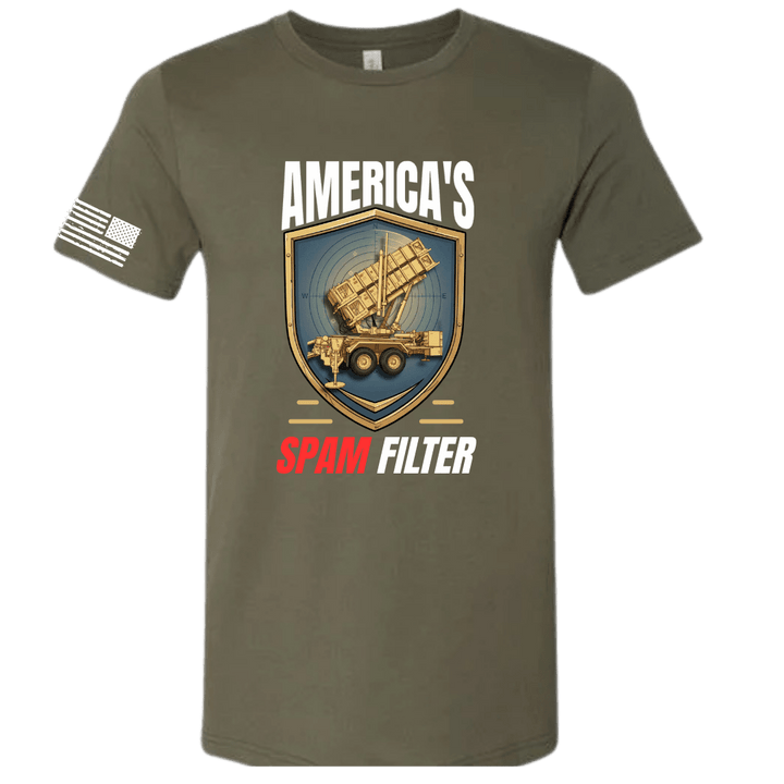 America's Spam Filter Patriot T-Shirt