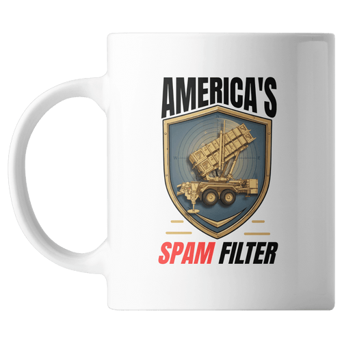 America's Spam Filter Patriot 15 Ounce Mug