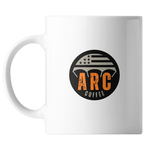 Black and Tan ARC Alternative Logo 15 Ounce Mug