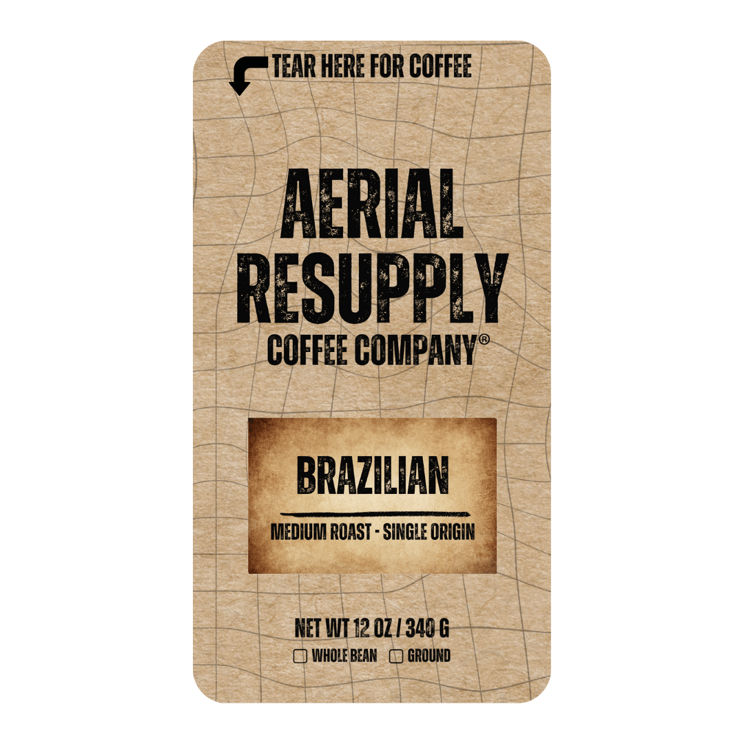 Brazilian Medium Roast Whole Bean and Ground Coffee