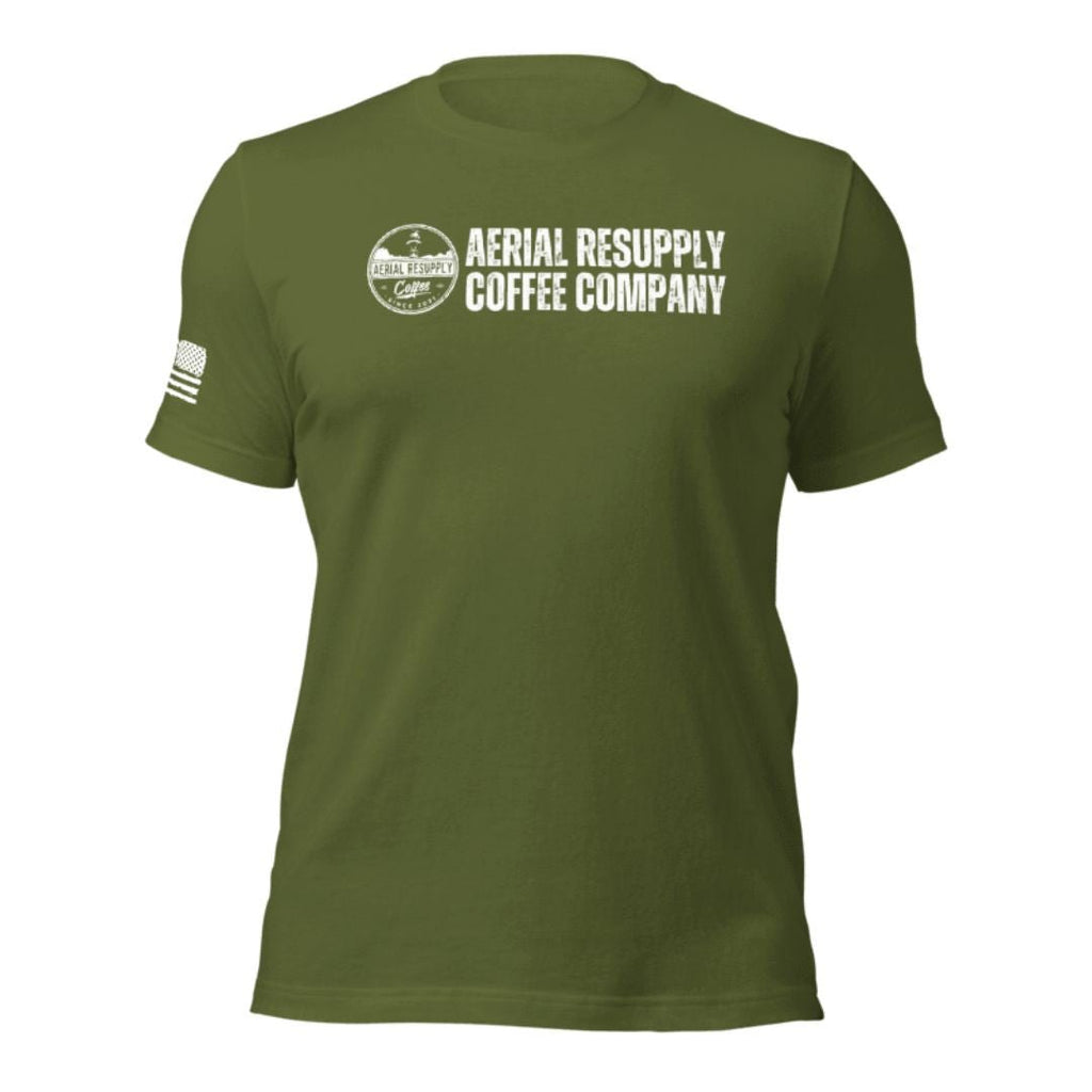 Aerial Resupply Coffee Company Logo T-Shirt
