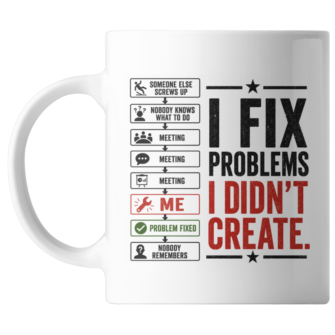 I Fix Problems I Didn't Create 15 Ounce Mug