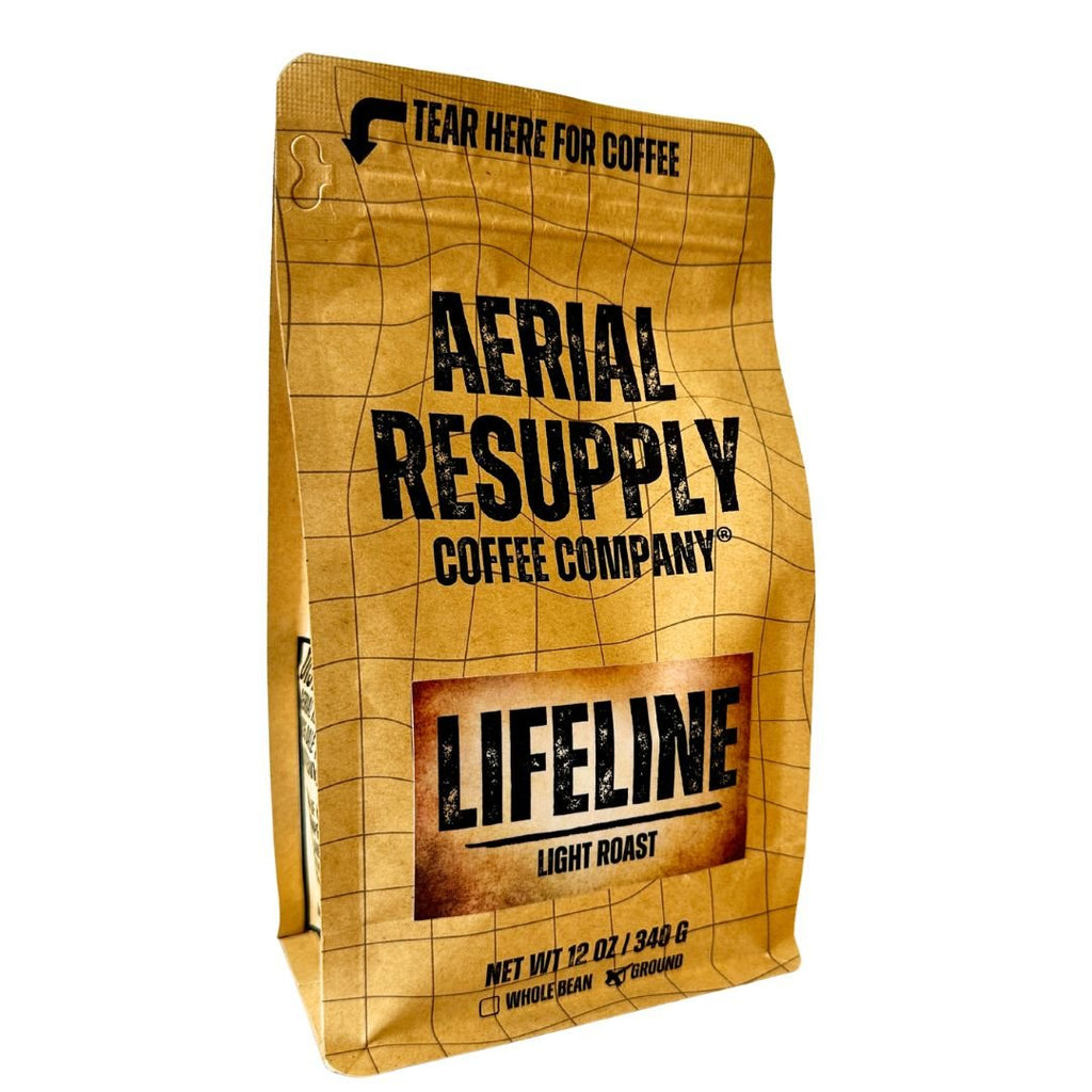 Lifeline Light Roast Whole Bean and Ground Coffee Aerial Resupply