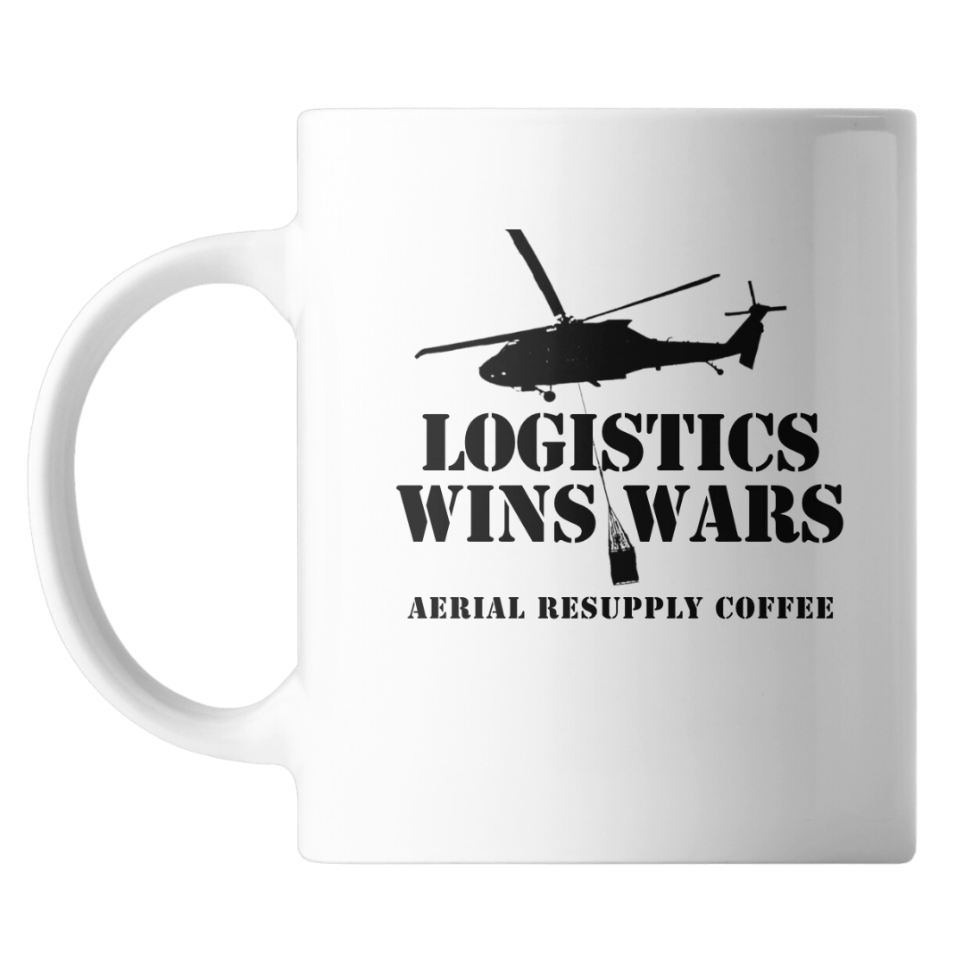 Aerial Resupply Coffee Logistics Wins Wars Coffee Mug