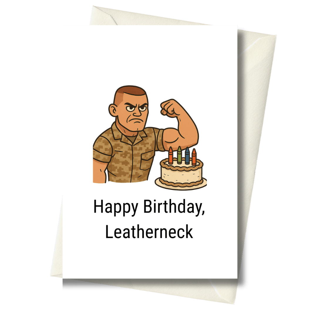 Marine Corps Birthday Card: “Oorah and Poor Life Choices” - Aerial Resupply Coffee