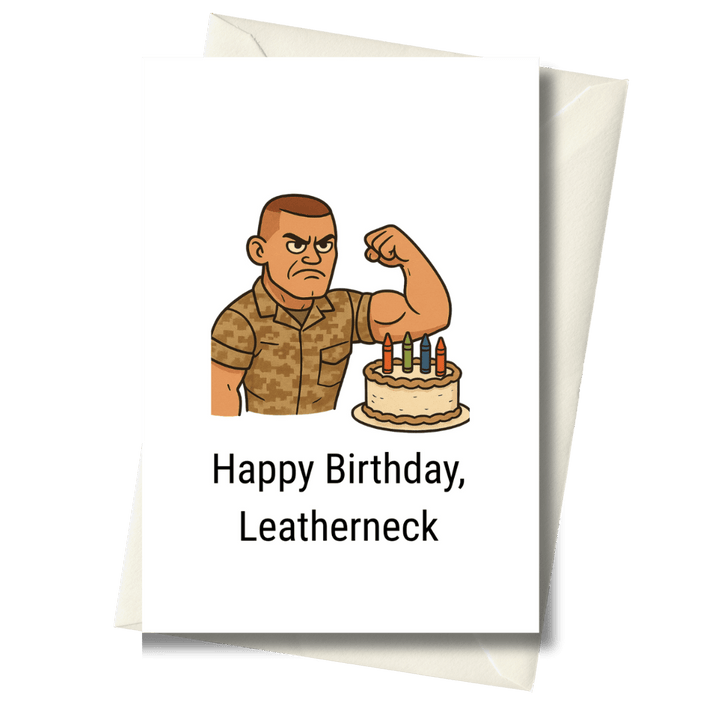 Marine Corps Birthday Card: “Oorah and Poor Life Choices” - Aerial Resupply Coffee