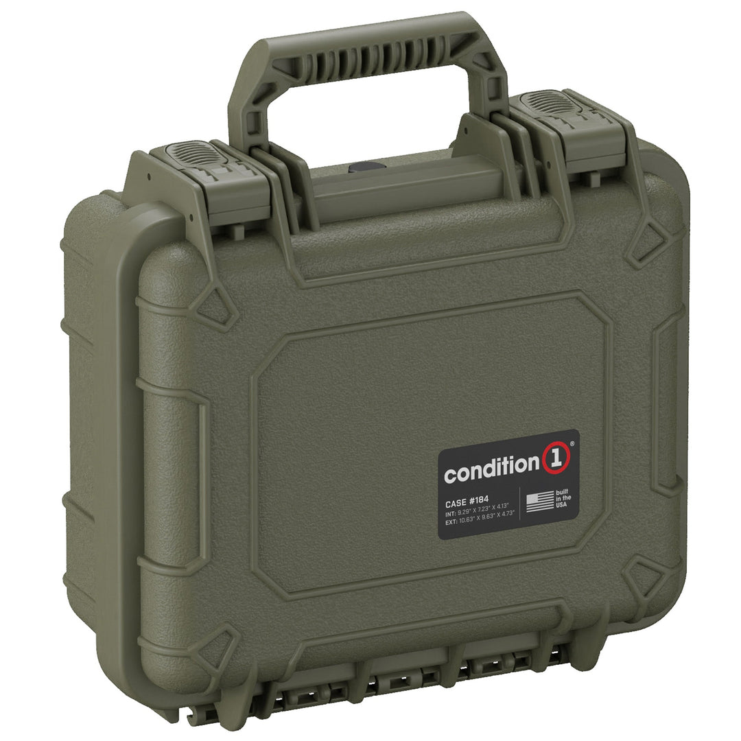 Ranger Green Condition 1 #184 small waterproof case closed