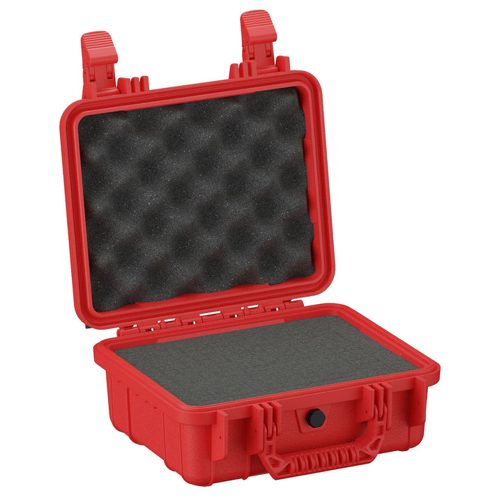 Red Condition 1 #184 case open with pluckable foam