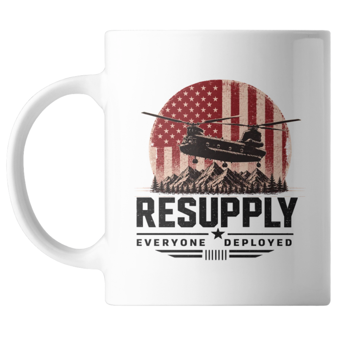 Resupply Everyone Deployed 15 Ounce Mug