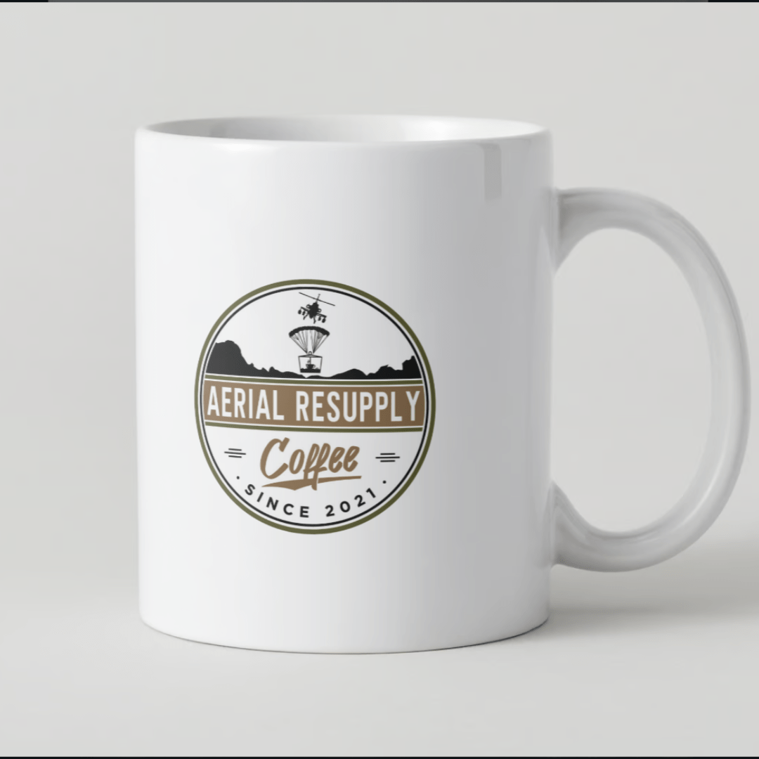 Smells Like Victory 15 Ounce Mug from Aerial Resupply Coffee