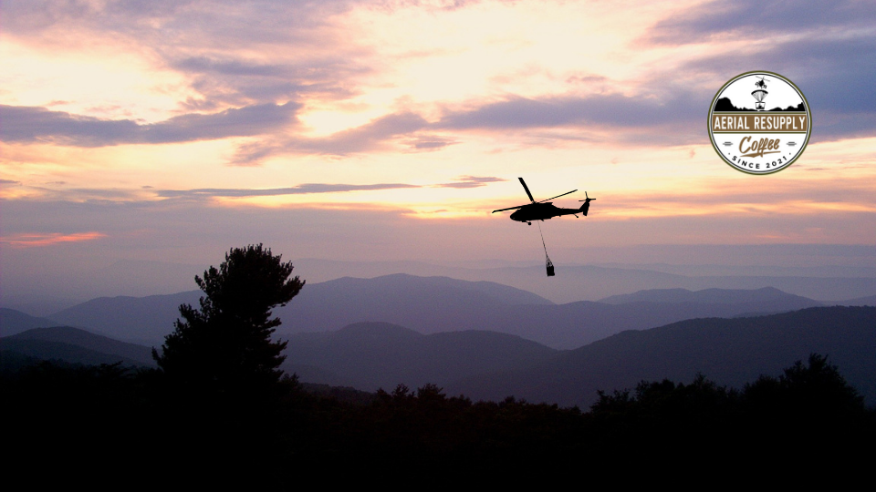 Aerial Resupply Coffee Blue Ridge Mountains 