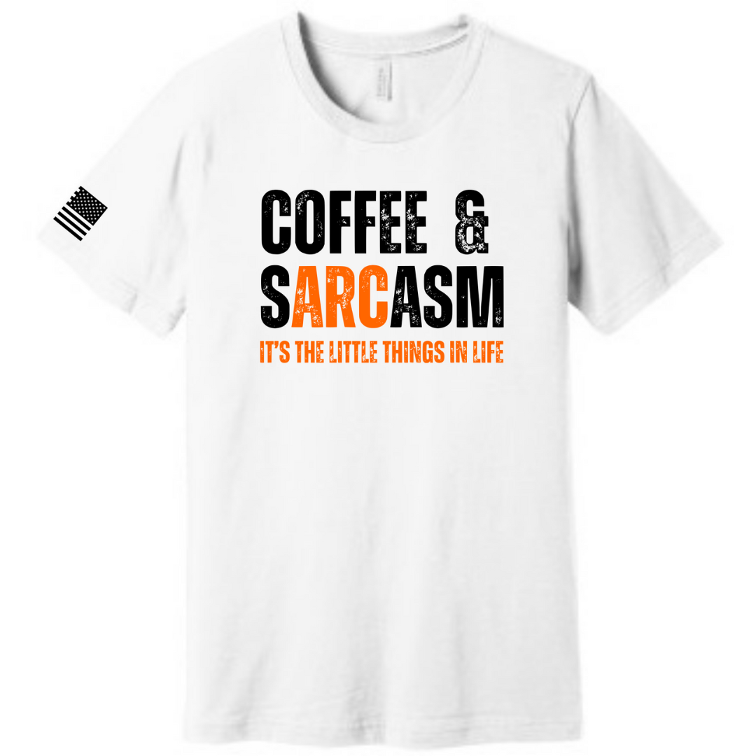 Coffee and Sarcasm T-shirt