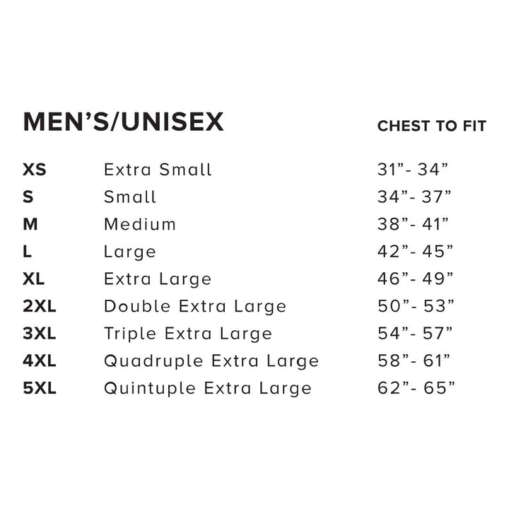 Aerial Resupply Coffee Bella Canvas Size Chart Men's Unisex