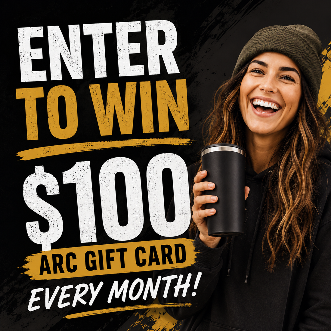 Enter to win a $100 ARC gift card every month