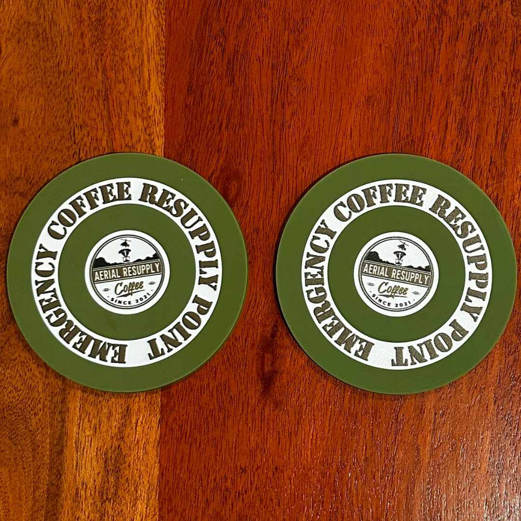 ARC Emergency Coffee Resupply Point Coasters