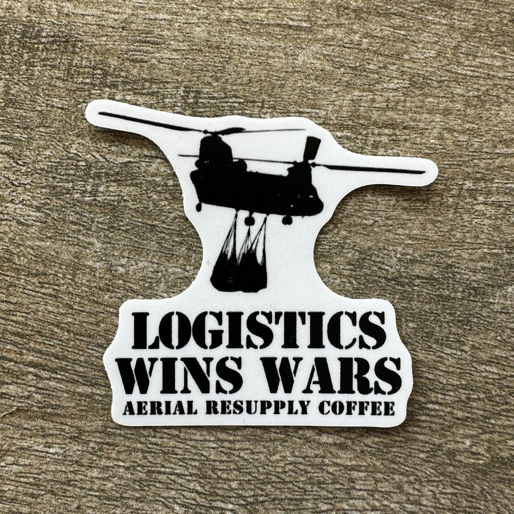 Logistics Wins Wars CH-47 Sticker