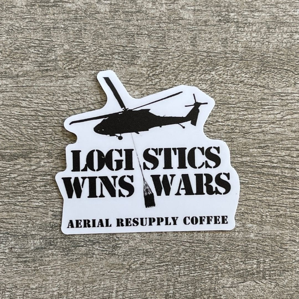 Logistics Wins Wars UH-60 Sticker